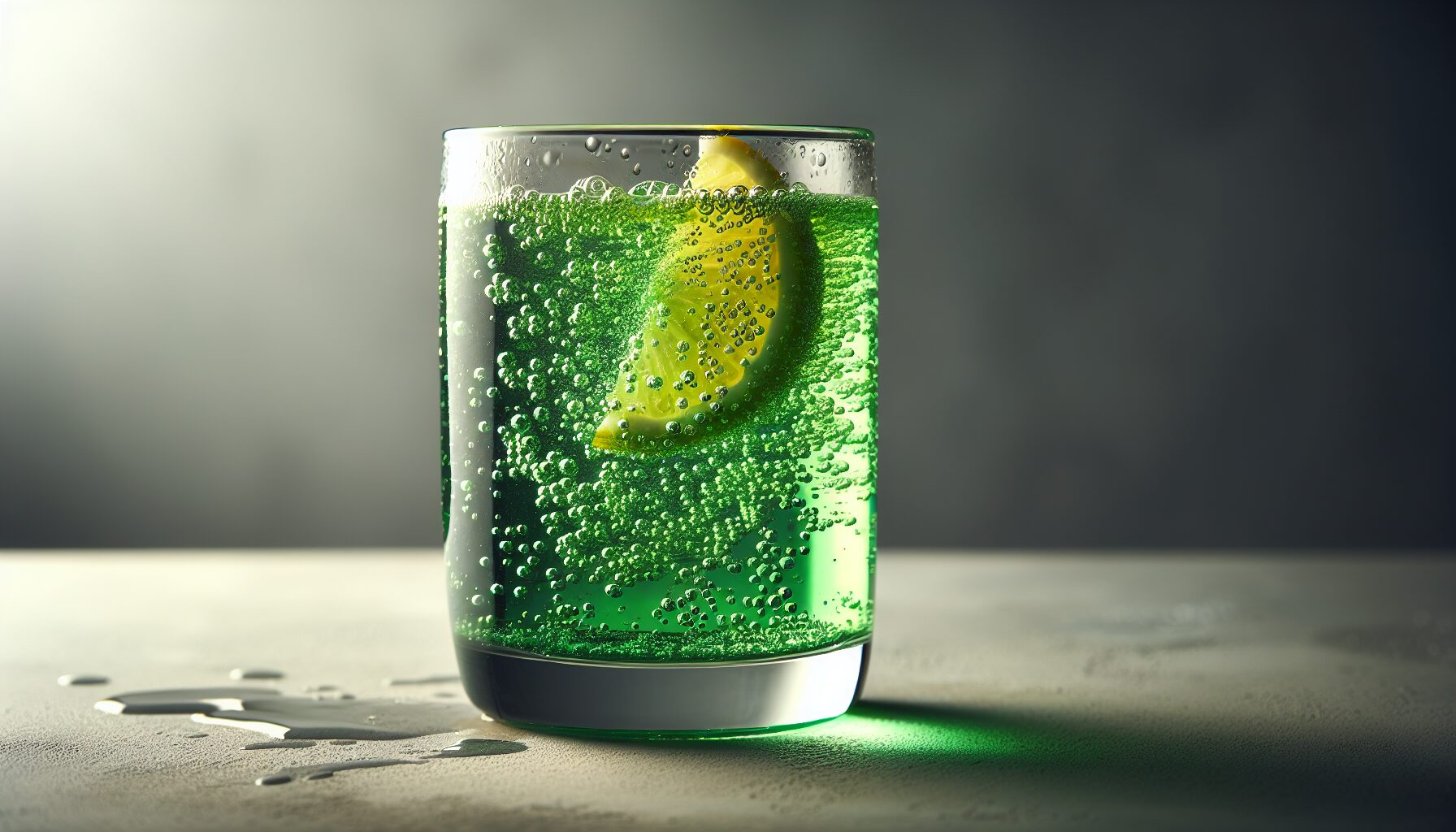 ソーダ　緑色　飲み物　炭酸飲料 image 2